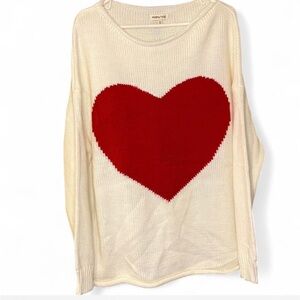 Main Strip Cream Knit Sweater